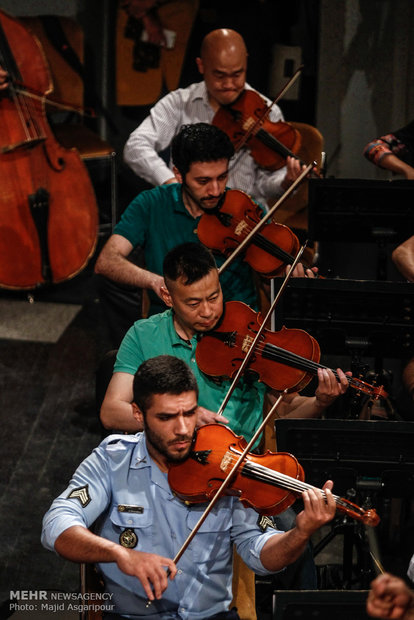 Iran, China orchestras’ rehearsal session