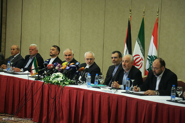 محادثات وزير الخارجية الايراني مع المسؤولين اللبنانيين 