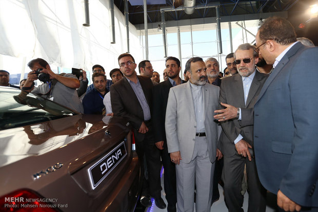 زيارة رئيس مجلس الشورى الاسلامية الى مدينة مشهد 