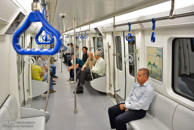 بهره برداری از واگن های جدید مترو شیراز