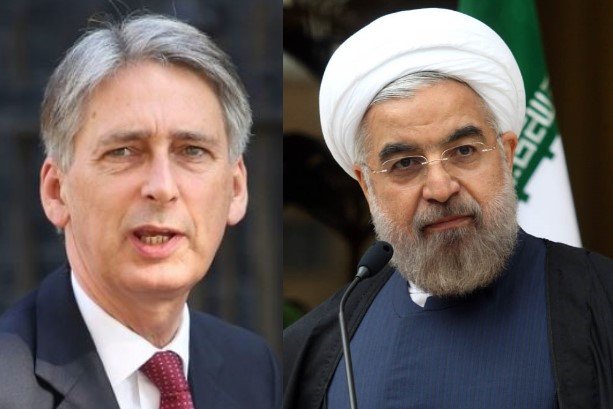 Rouhani to receive Hammond on Mon.