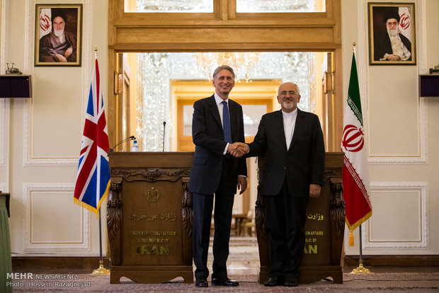 دیدار وزرای امورخارجه ایران و انگلیس