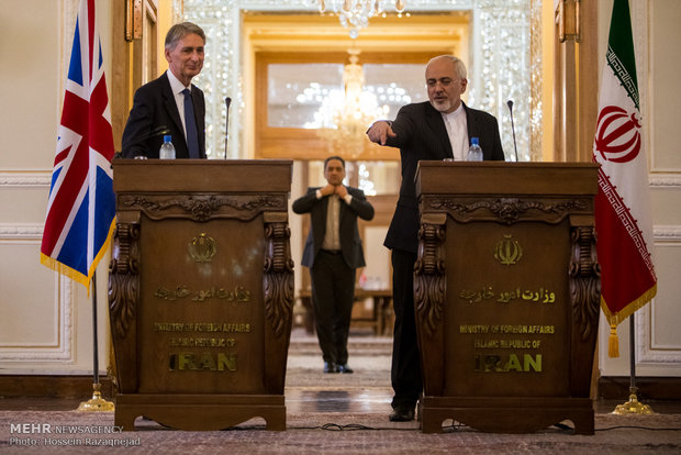 دیدار وزرای امورخارجه ایران و انگلیس