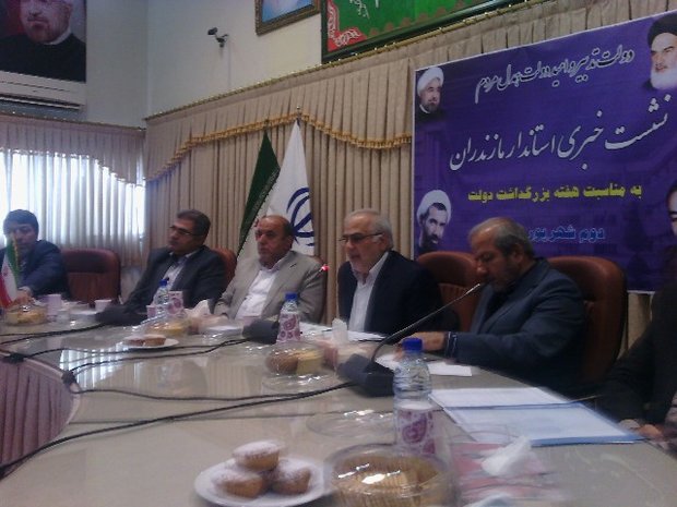 بهره برداری از ۷۶۲ طرح اقتصادی و عمرانی در مازندران