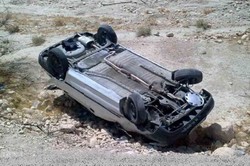 واژگونی خودرو در محور تربت حیدریه- مشهد ۳ مجروح بر جای گذاشت