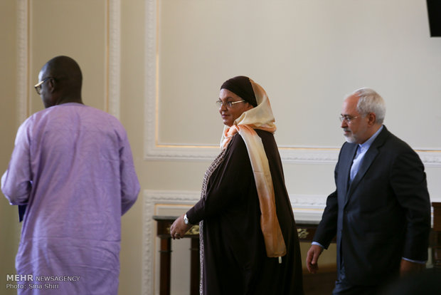 دیدار وزرای امور خارجه ایران و غنا