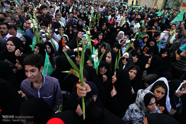 İmam Rıza'nın (a.s) veladet yıldönümü merasimleri