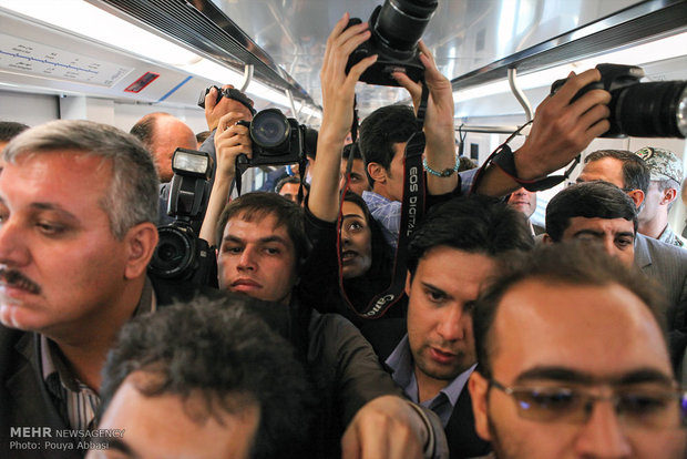 Tebriz metrosunun açılışı