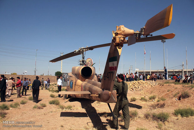فرود اضطراری یک فروند بالگرد در استان قزوین