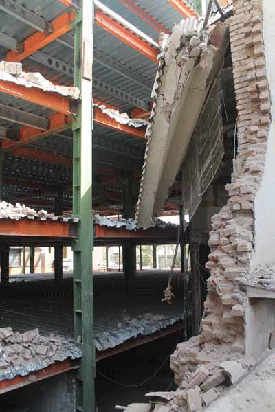 ساختمان تاریخی باشگاه ارامنه تهران فروریخت    