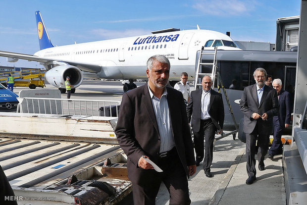 Larijani arrives in New York
