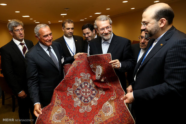 Larijani meets head of Italian senate