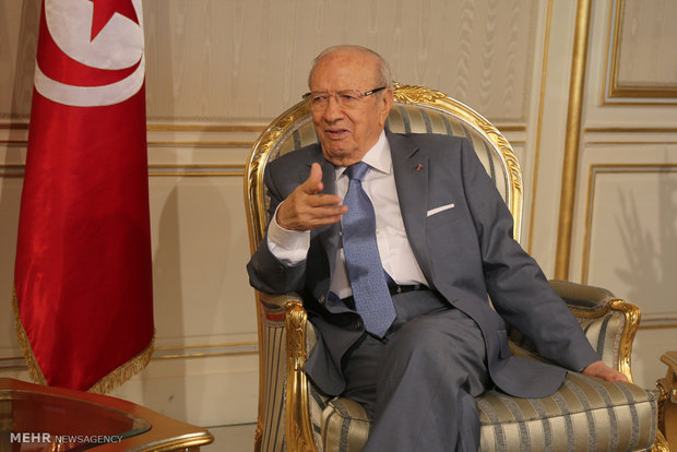 Zarif meets Tunisian President