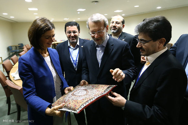Larijani has met with Italian counterpart