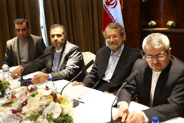 Larijani, religious leader meet in NY