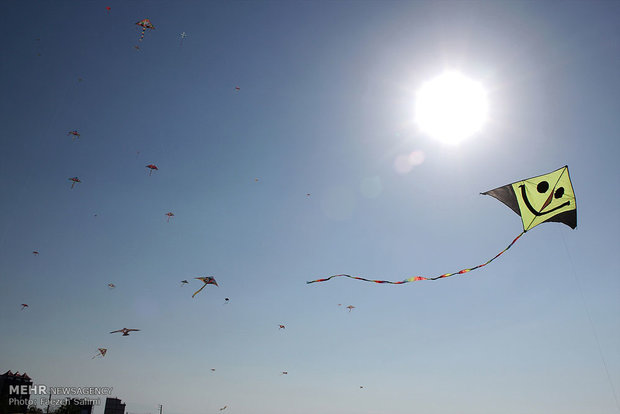 Charity Kite festival in Mahmoud Abad