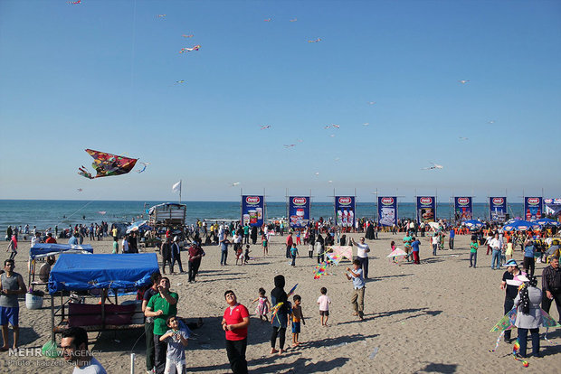 Charity Kite festival in Mahmoud Abad