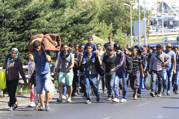 تین ہزار پناہ گزین ہنگری سے آسٹریا پہنچ گئے