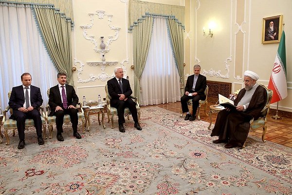 روحاني : أمن واستقرار العراق هو من أمن واستقرار ايران