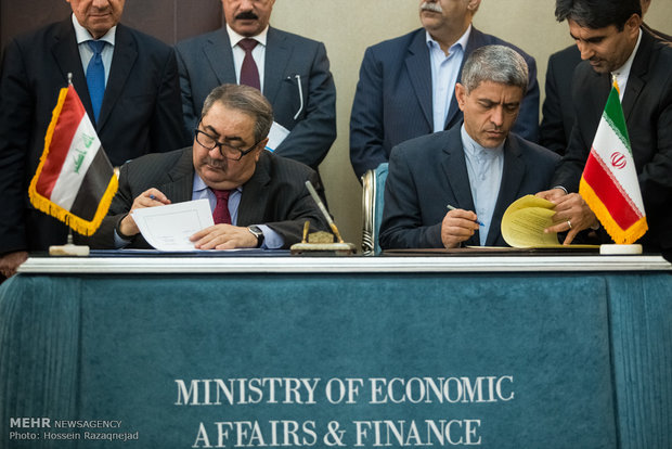 دیدار وزرای امور اقتصاد و دارایی ایران و عراق