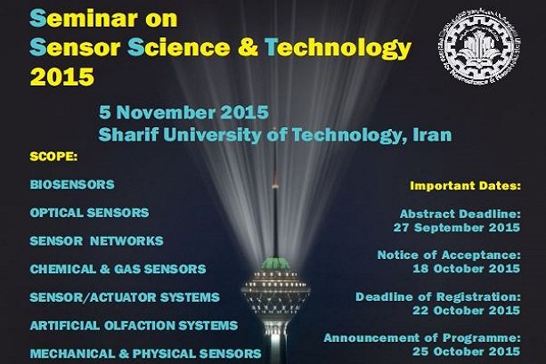 Tehran to host Sensor Science & Tech seminar