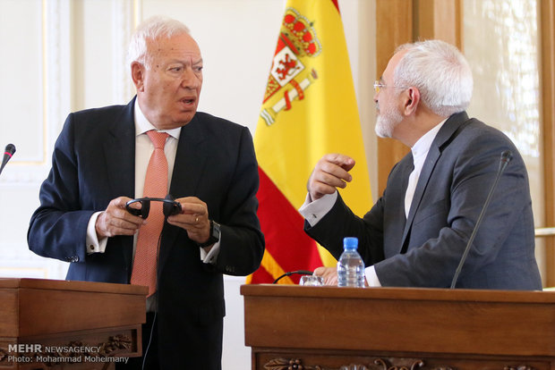 دیدار وزرای امور خارجه ایران و اسپانیا