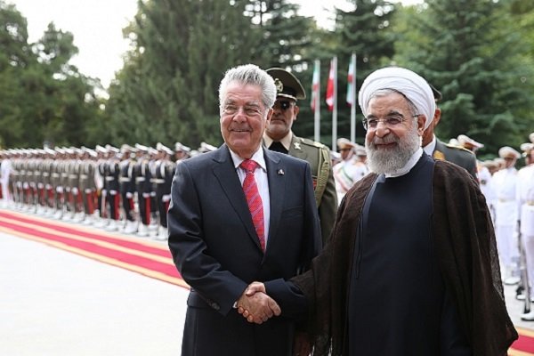 Pres. Rouhani receives Austrian counterpart