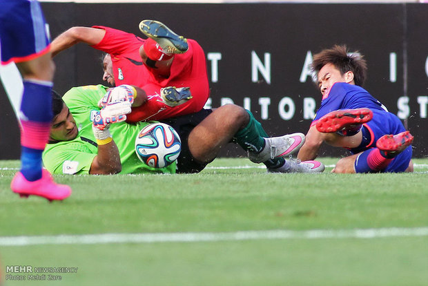 Japan, Afghanistan match in frames