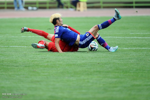 Japan, Afghanistan match in frames