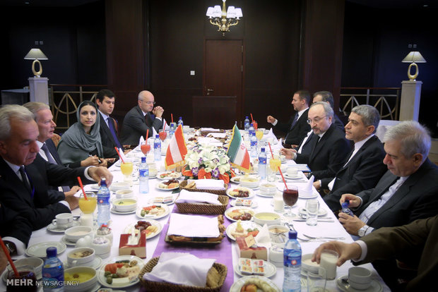 Iran, Austria economy ministers visit