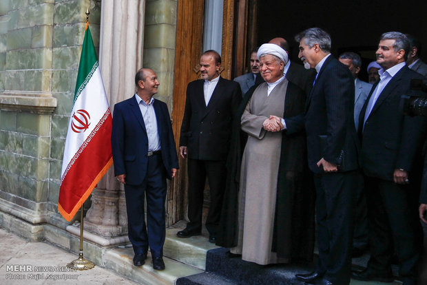 دیدار رئیس جمهور اتریش با آیت الله هاشمی رفسنجانی رئیس مجمع تشخیص مصلحت نظام