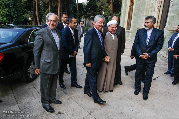 دیدار رئیس جمهور اتریش با آیت الله هاشمی رفسنجانی رئیس مجمع تشخیص مصلحت نظام