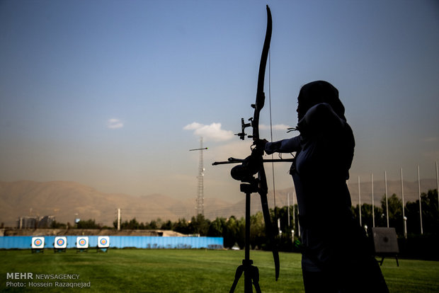 National archers practice session