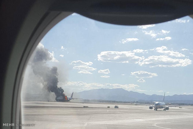 إصابة ستة أشخاص في حريق طائرة بوينغ 737 بعد هبوطها في سوتشي