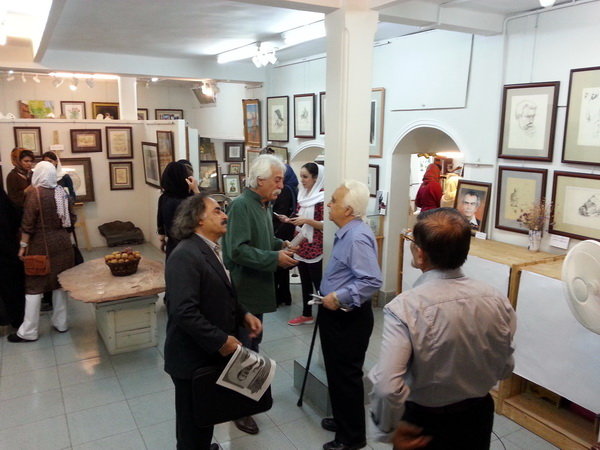 نمایشگاه آثار زنده یاد احمد علامه دهر در گالری هنر معاصر شیراز