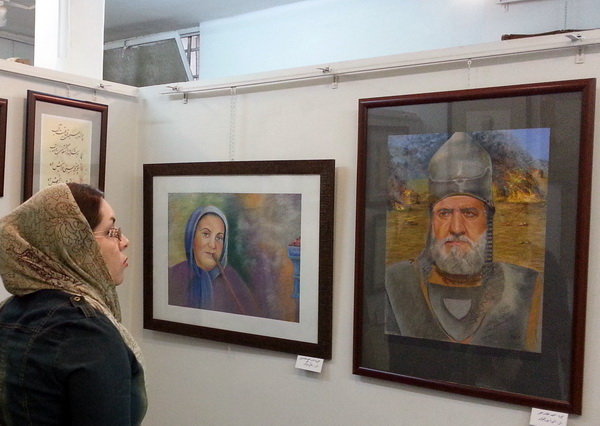 نمایشگاه آثار زنده یاد احمد علامه دهر در گالری هنر معاصر شیراز