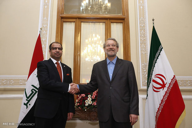 لقاء رئيسي البرلمانين الايراني والعراقي
