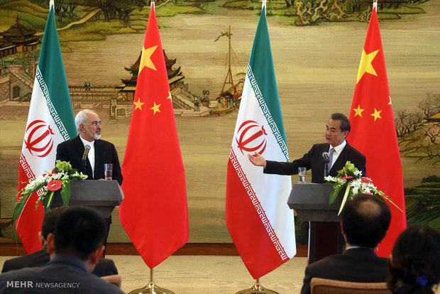 محادثات وزير الخارجية الايراني مع المسؤولين الصينيين