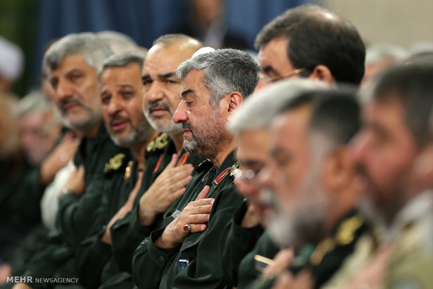 لقاء قادة الحرس الثوري مع قائد الثورة الاسلامية