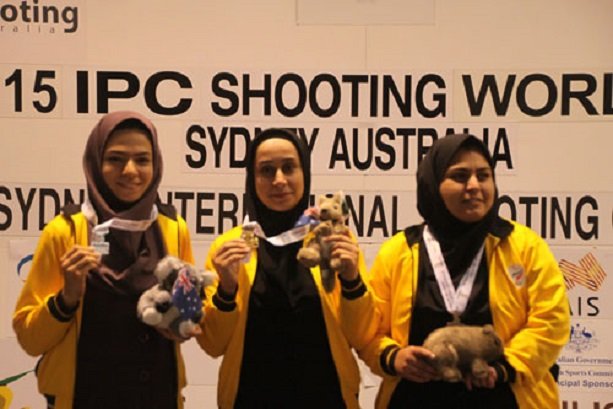 Iranian P2 shooters capture all 3 podium places