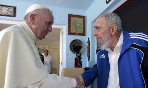 Pope Francis visits Fidel Castro