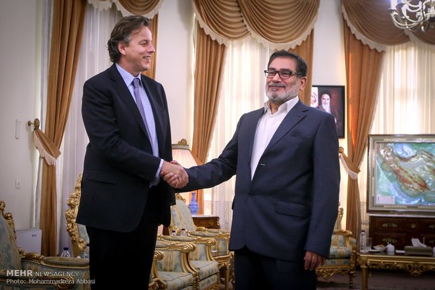 دیدار وزیر خارجه هلند با دبیر شورای عالی امنیت ملی ایران