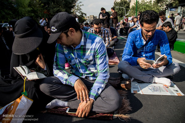 آئین برگزاری دعای عرفه در تهران