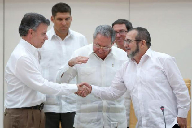روند حصول تفاهم تاریخی بین کلمبیا و شورشیان فارک کلید خورد