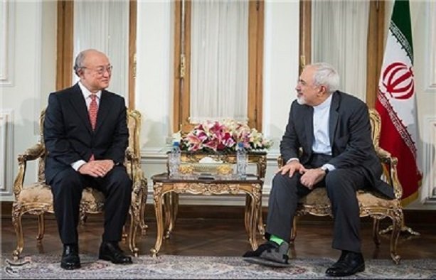 Zarif, IAEA Chief Amano meet in NY