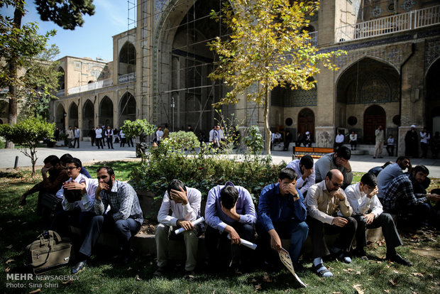 تجمع طلاب تهران در اعتراض به فاجعه منا 