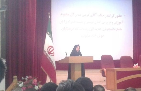 دانشجویان جدیدالورود دانشگاه فرهنگیان بوشهر سوگند یاد کردند