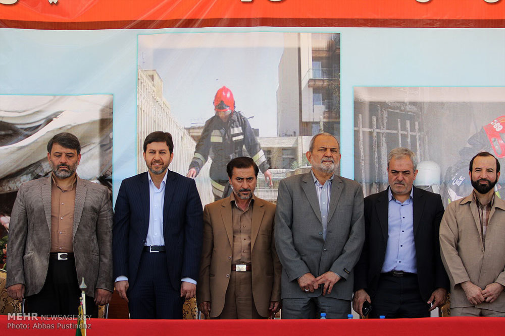 Isfahan, Mashhad firefighters go on parade