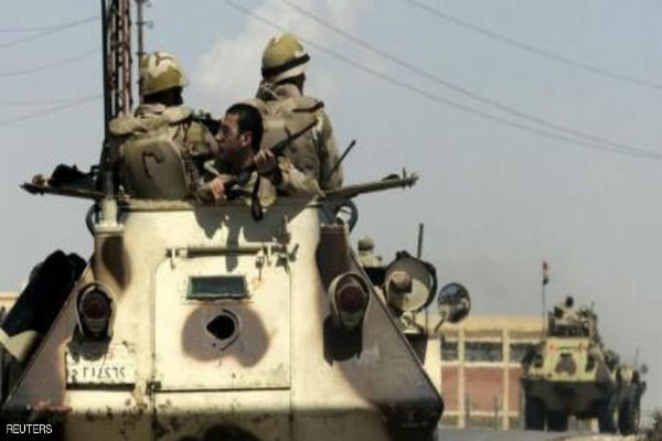 کشته شدن ۲ نظامی مصری در حمله تروریستی به شمال سینا