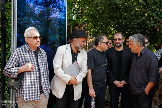 Homa Rousta’s funeral ceremony 